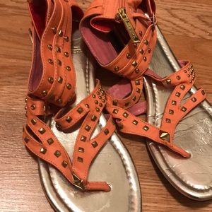 Shiekh Orange peachish Sandals